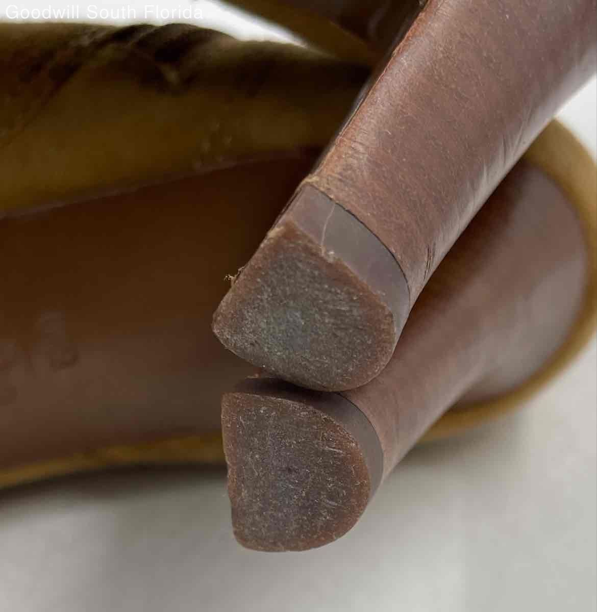 Authentic Tory Burch Womens Brown Suede Round Toe Side Zip Ankle Boots Size 6M thumbnail 6