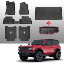 Interior Cover Mats for Ford Bronco Accessories 2-Door 2-Door Full Set Mats