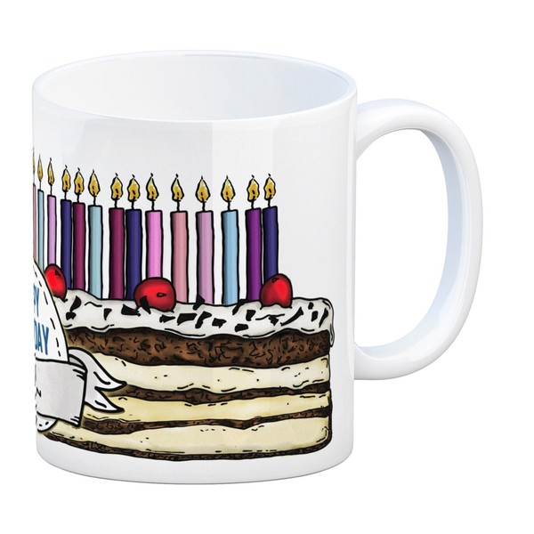 Geburtstagstorte Kaffeebecher Zum 29. Geburtstag Mit 29 Kerzen Tasse Becher Mug-image