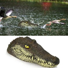 Pond Floating Alligator Head Decoy Pool Accessories 12.6 Inches Outdoor Pools...