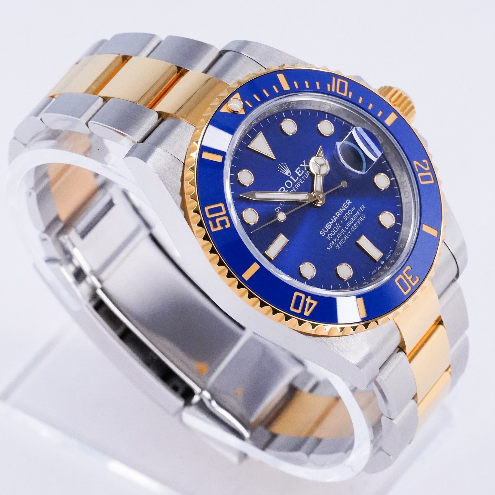Rolex Submariner Date “Bluesy” – Ref. 126613LB–41mm Two-Tone–Excellent Condition image 3
