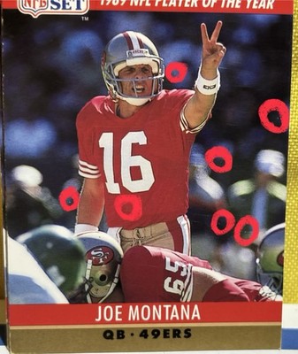 1990 Pro Set 28 Card lot 3x POY mis. 6x POY Corr. 20x Montana 8x Rice Send Offer