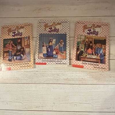 Lot of 3 Peanut Butter and Jelly Books by Dorothy Haas #1, #4, #5