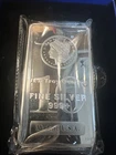 10 oz. Highland Mint Silver Bar - Morgan Dollar Design .999+ Fine
