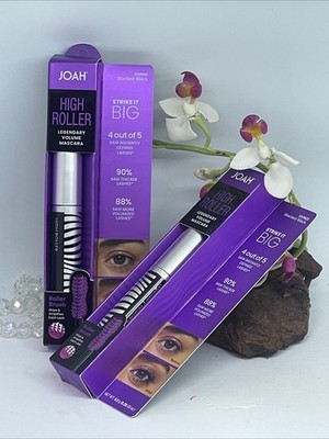 2x Joah High Roller Legendary Volume Mascara - Blackest Black - .28 oz - NIB