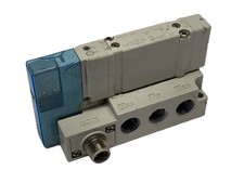 SMC SY5101-5U1-WO-02N Pneumatic Solenoid Valve 5-Port w/ Base