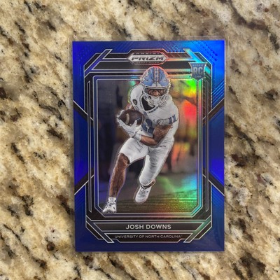  2023 Panini Prizm Draft Picks Blue Prizm Josh Downs /199 (RC) Colts 