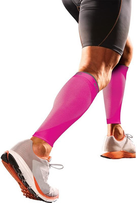 Calf Sleeves Shock Doctor Running Compression Pink - Neu