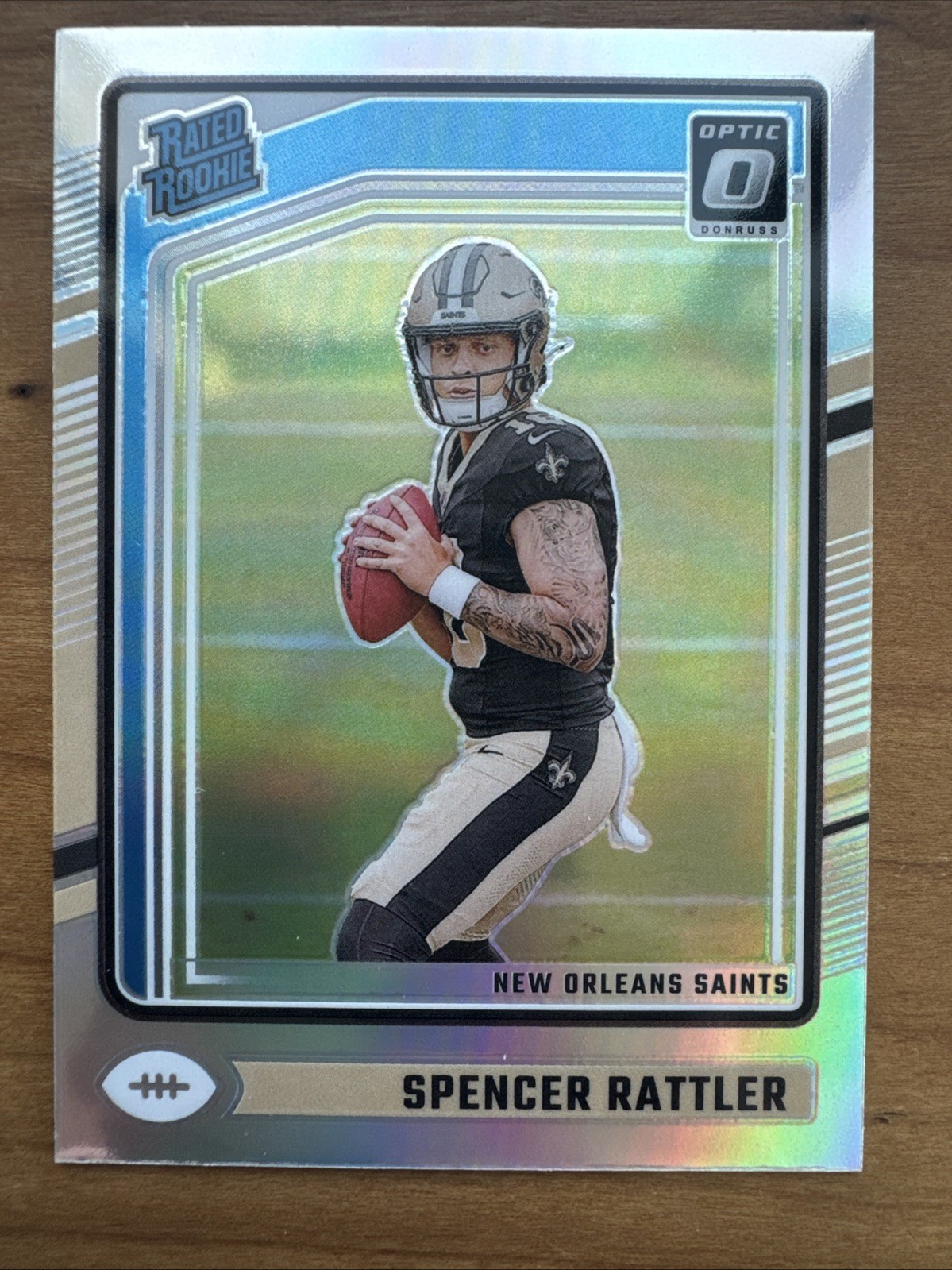 2024 Panini Contenders Optic Rookie Ticket Spencer Rattler #95 Silver Prizm (RC)