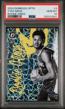 2024-25 Panini Donruss Optic Yves Missi RC Rookie Kings #9 Case Hit SSP PSA 10!