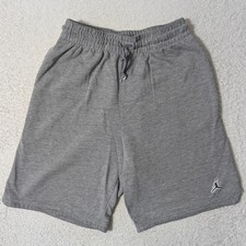 Jordan Shorts Boys XL Gray 25/8 Jumpman Fleece Drawstring Athletic 742728973135