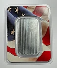 USA 250th Anniversary Betsy Ross Flag 1 oz Silver Bar In TEP