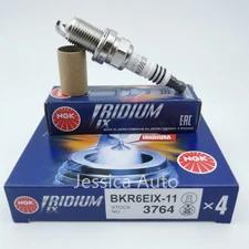 4Pcs BKR6EIX11 Spark Plugs Iridium IX NGK BKR6EIX-11 3764