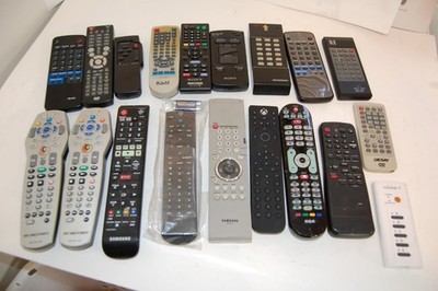Lot of Various Sony Samsung RCA KLH Cablevision & More Remote Controls