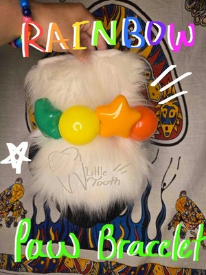 Rainbow fursuit bracelet