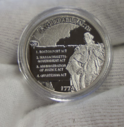 America 250th Anniversary Half Dollar ~ Intolerable Acts~ (2023 Niue)