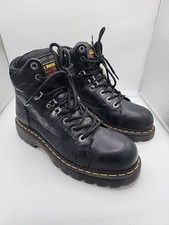 Dr. Martens Industrial Mens 10 Leather Steel Safety Toe Boots Size Womens 11