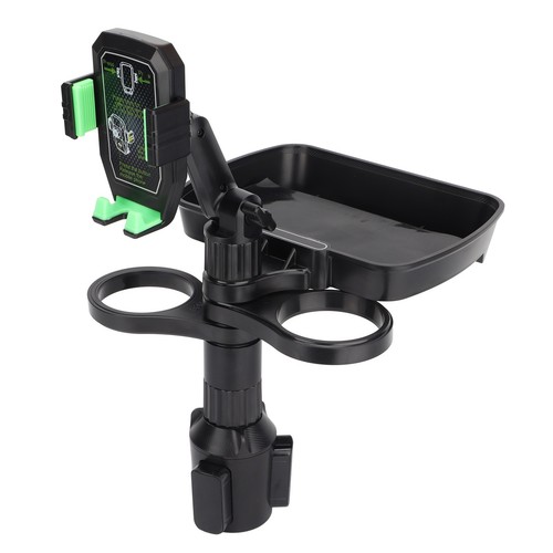 Car Cup Holder Phone Mount Multifunctional 360 Degrees Rotation Drink Cup Holder - Photo 5 sur 12