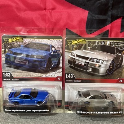 Hot Wheels Premium 1:43 Skyline BNR34 V-Spec II Nur & Nismo GTR LM 1995 BCNR33