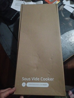 Greater Goods Kitchen Sous Vide A Precision Cooking Machine Model 0534