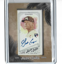 2018 TOPPS ALLEN & GINTER GARRETT COOPER CERTIFIED AUTOGRAPH ROOKIE CARD #MA-GC