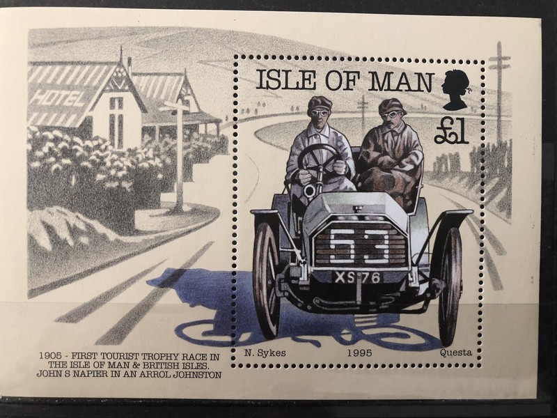 Isle Of Man Scott # 649 John Napier S/S MNH