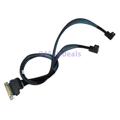 Dell PowerEdge R430 H330 Dual Mini SAS HD (SFF-8643) to PERC Cable 07NKWC 7NKWC