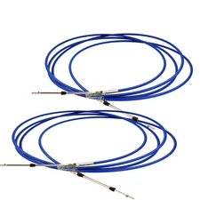 2PCS 16FT 33C Throttle Shift Control Cable for Yamaha Honda Outboard Inboard