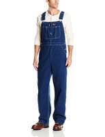 Dickies Men's Bib Straight Dungarees, Blue Rinsed Indigo Blue, W40/l32 Dickies Men's Bib Straight Dungarees, Blue Rinsed Indigo Blue, W40/l32
