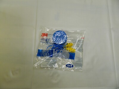 3M Earplug: 25dB, Foam, Flanged, Push-In Stem, Corded qty50 7000002322