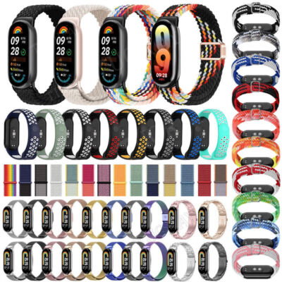 For Xiaomi Mi Band 10 9 NFC Smart Watch Silicone/Metal/Nylon/ Leather Band Strap