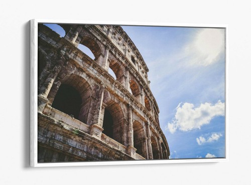 EL COLISEO - EFECTO FLOTANTE LONA ARTE FOTO PARED IMPRESIÓN - BEIGE - Imagen 4 de 12