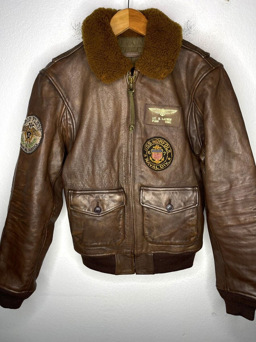 $1598 Polo Ralph Lauren Small Leather Shearling Bomber Jacket RRL Top Gun Coat | eBay $1598 Polo Ralph Lauren Small Leather Shearling Bomber Jacket RRL Top Gun Coat | eBay