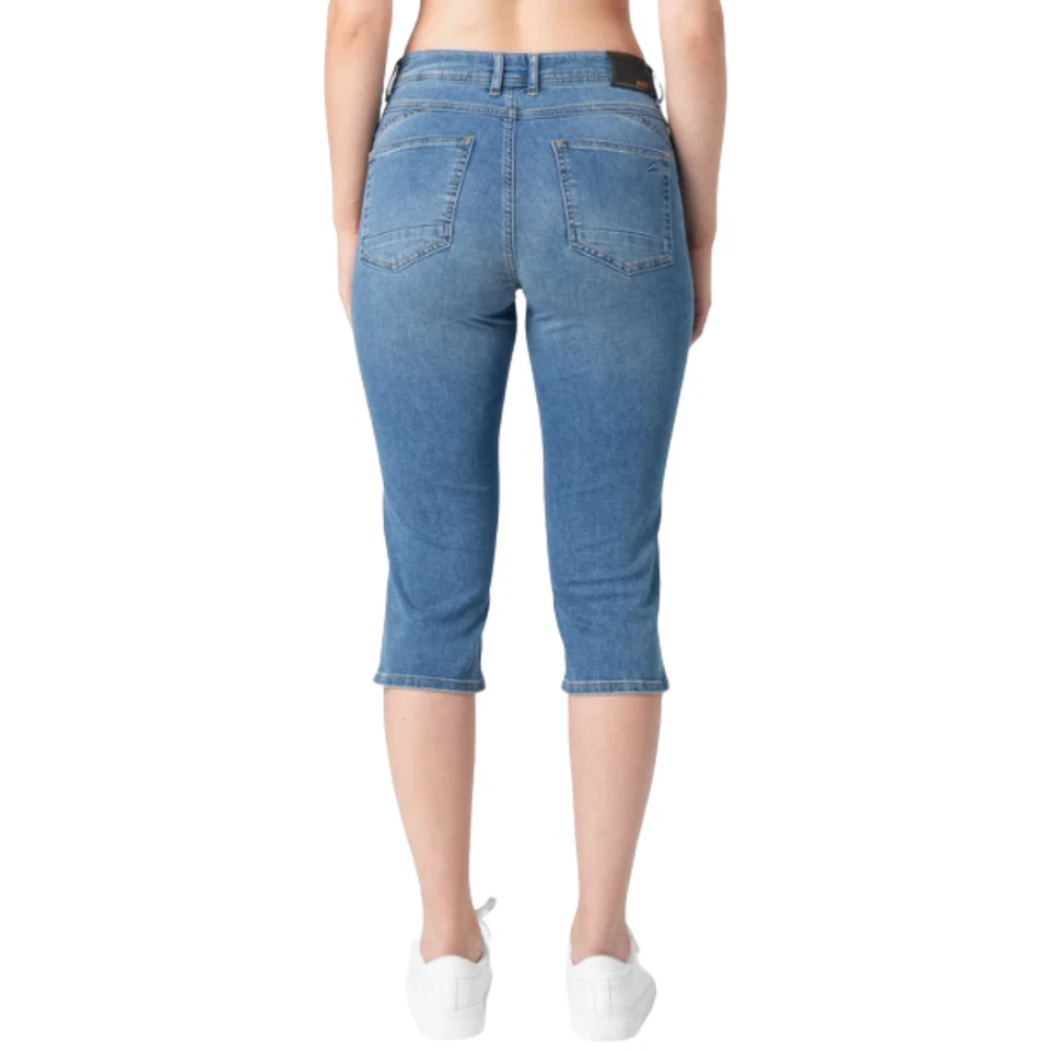 Женские джинсы M.O.D Capri Rea с высоким подъемом доставка синие эластичные - Изображение 4 из 4