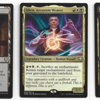 Ghen, Arcanum Weaver Commander Legends Magic The Gathering MTG rare card wizard