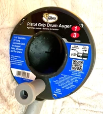 Cobra Products 85200 1/4 In X 20 Ft Pistol Grip Power Drum Drain Auger Unused