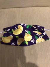 Handmade Adult Cloth Face Mask Washable Reusable Reversible Cotton