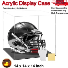 14"H Acrylic Display Case Plastic Self-Install Box Protection Toys Dustproof
