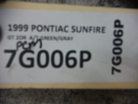 1999 PONTIAC SUNFIRE GT COUPE ELECTRONIC CONTROL UNIT ECU OEM 1995 1996 1997 - Picture 12 of 12