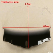 Protector de parabrisas transparente para Honda Goldwing GL1800 2001-2017 14 15