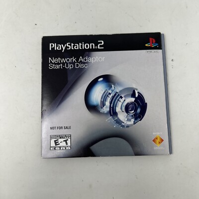 PlayStation 2 Network Adaptor Start-Up Disc CIB PS2