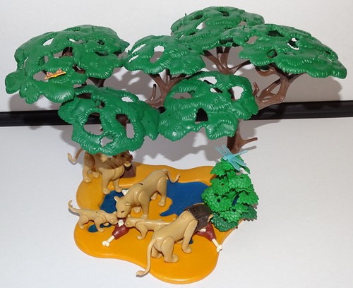 PLAYMOBIL Animaux Savane - Couple De Lions - Figurines Occasion