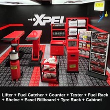 Diorama 1/18 Car Garage Maintenance Tool Model Workshop Scene Display Prop Model