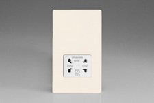 Varilight Screwless Primed Range - Black Inserts & Chrome Switches