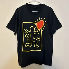 Vintage Keith Haring Blood Donor pop shop shirt 80s/90s art shirt vtg Size L -C
