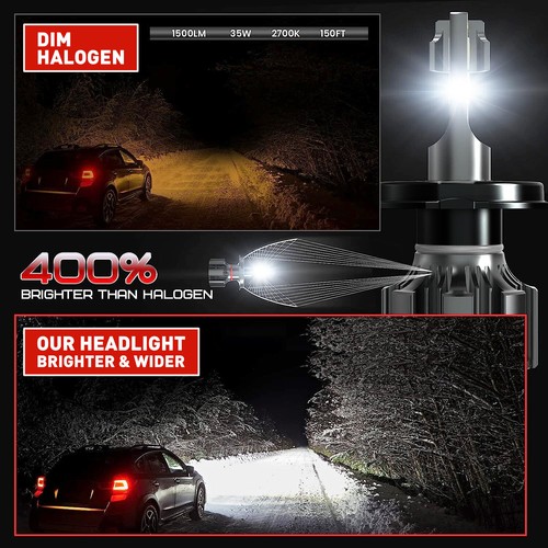 2x MODIGT LED H4 Headlight Globe For Isuzu ELF Truck 2004 2005 2006 2007 2008 AU - Picture 7 of 23