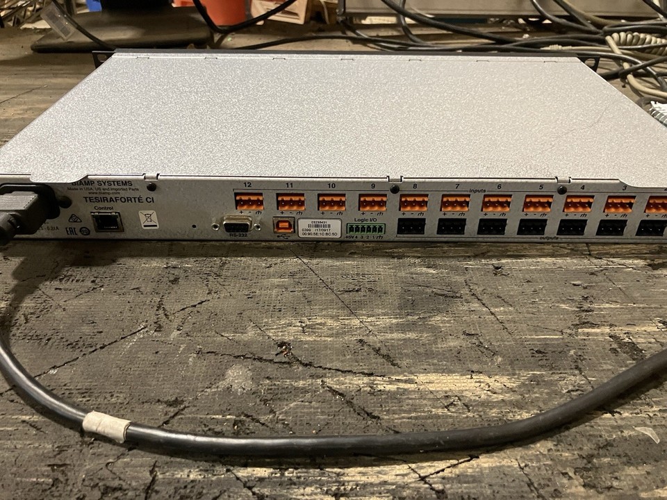 Biamp Systems Tesiraforte Cl Digital Audio Processor | eBay