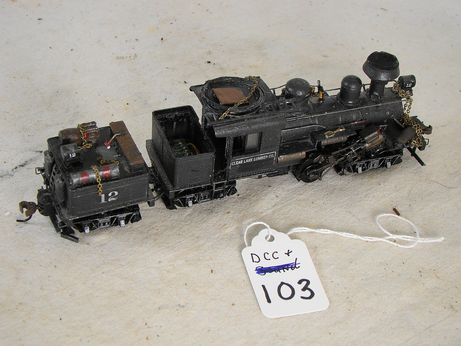 HO Climax beautifully decorated, new has gear