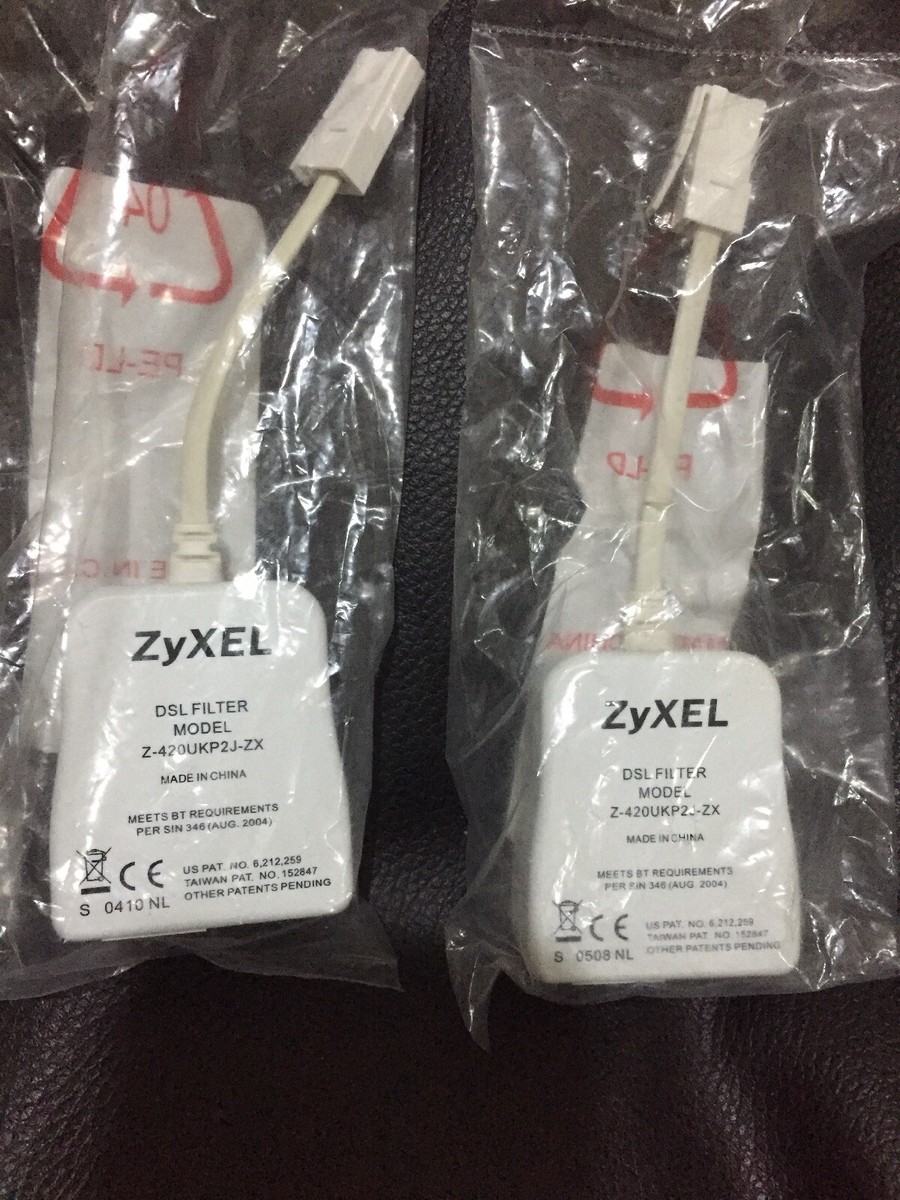ZyXel DSL Filter Model Z-420UKP2J-ZX BT Broadband Compatible