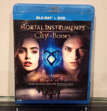 THE MORTAL INSTRUMENTS CITY OF BONES BLU-RAY & DVD STARRING LILY COLLINS & JAMIE
